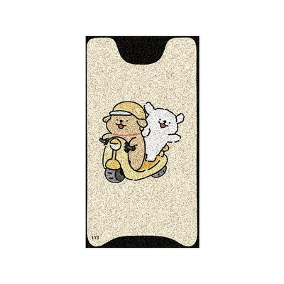 Electric vehicle foot mat Foot Pads, Battery Car Wire Rings - luyuan-f002-beige-ride-dog