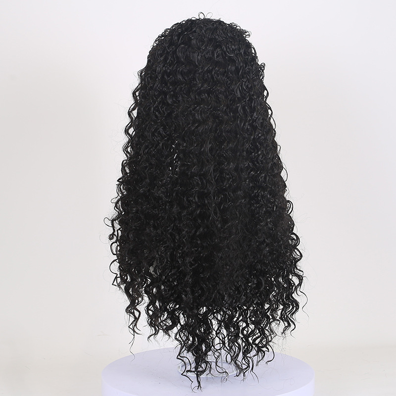 Lingqi モアナ プリンセスウィッグ MOANA モアナウィッグ ブラウン ビッグウェーブ カーリーヘア COS|undefined
