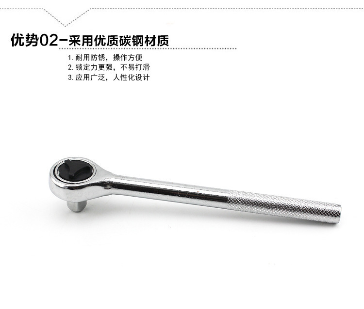 40-Piece Tool Set, Socket Wrench, Hexagonal Combination Set, Ratchet, Car and Motorcycle Repair Tool Box, Wrench