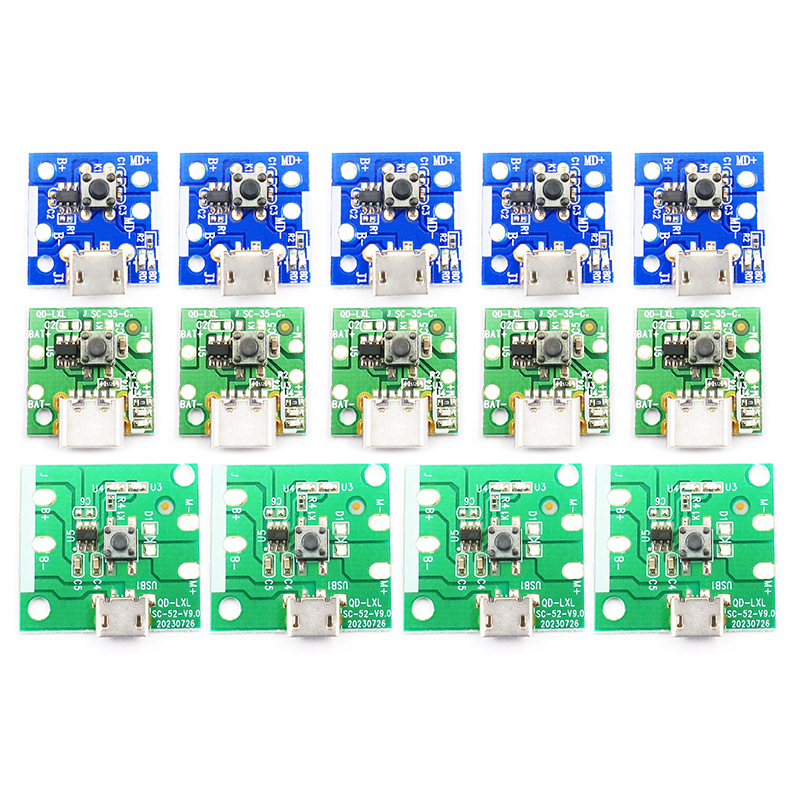 USB充电小风扇板控制板PCB板通用板改主板手持小台扇移动风扇板