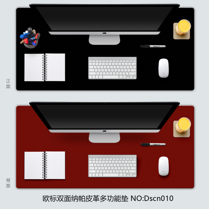 PU デスクマット耐油防水レザーマウスパッド特大汚れにくいノートブックデスクマットキーボードパッドメーカー卸売|undefined