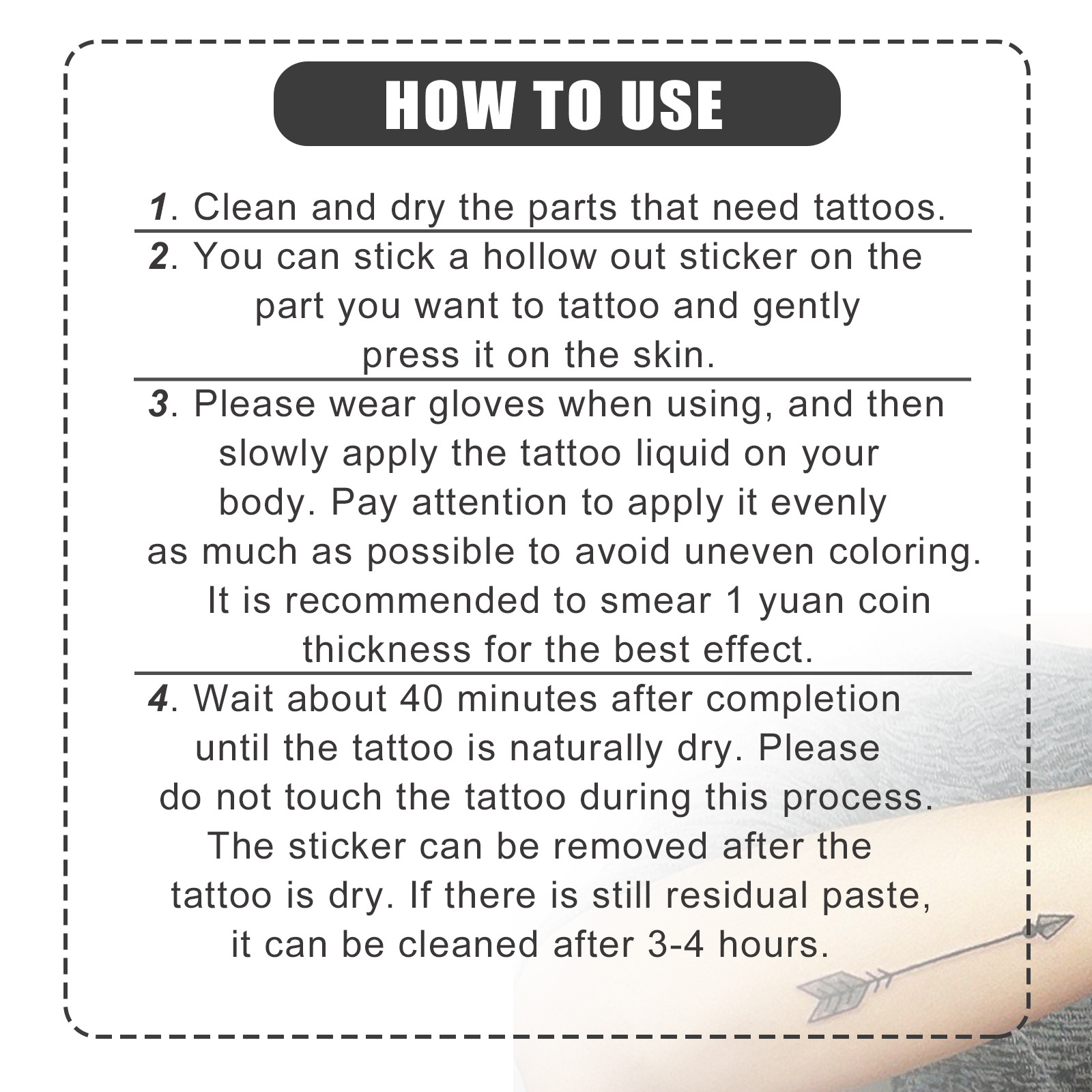 EELHOE Juice Tattoo Set Design 4