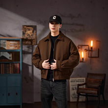 LIYANG2025冬季街头复古男士羽绒服宽松时尚潮牌男装休闲上衣衣服