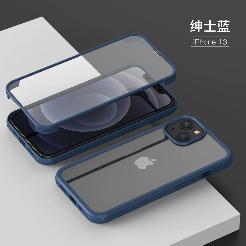 Apple, compatible double-sided phone case, glass protective case, iPhone 13, iphone