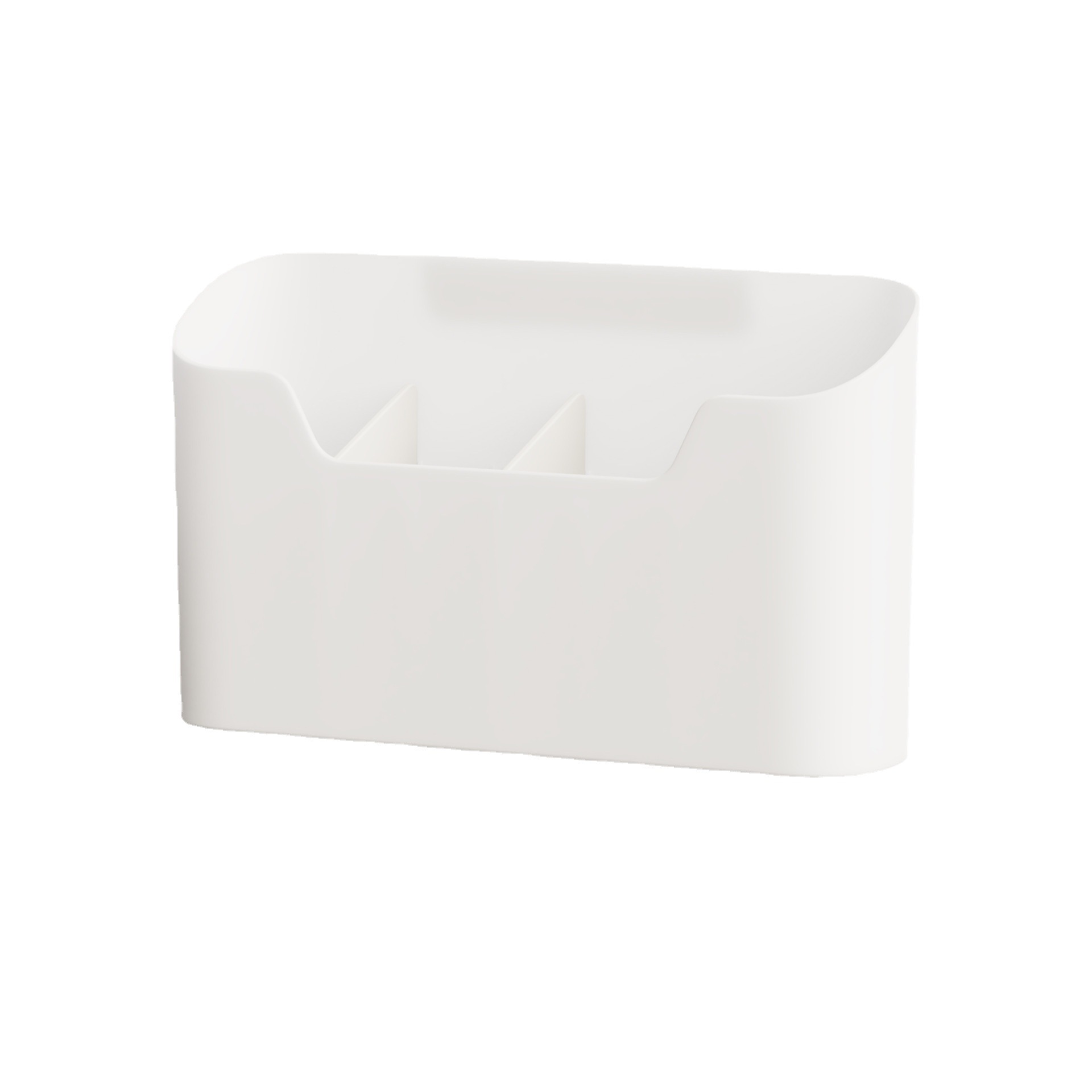 Caja de almacenamiento montada en la pared separada rack de almacenamiento de baño montado en la pared caja de almacenamiento de pared de múltiples rejillas de baño sin perforaciones