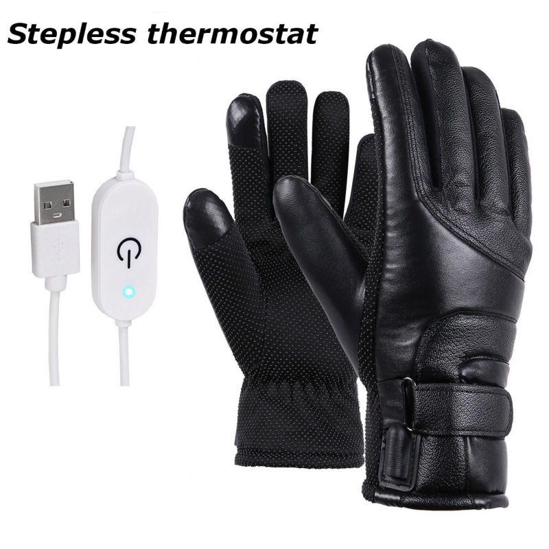 Banco de la energía calefacción guantes USB calefacción motocicleta coche eléctrico invierno montar a prueba de viento caliente transfronteriza Amazon