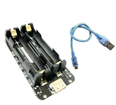 Корпус/держатель батареи 18650 V3 Разработанная плата совместимая с Raspberry Pi Raspberry Pi 3 Защита от переразряда 5V