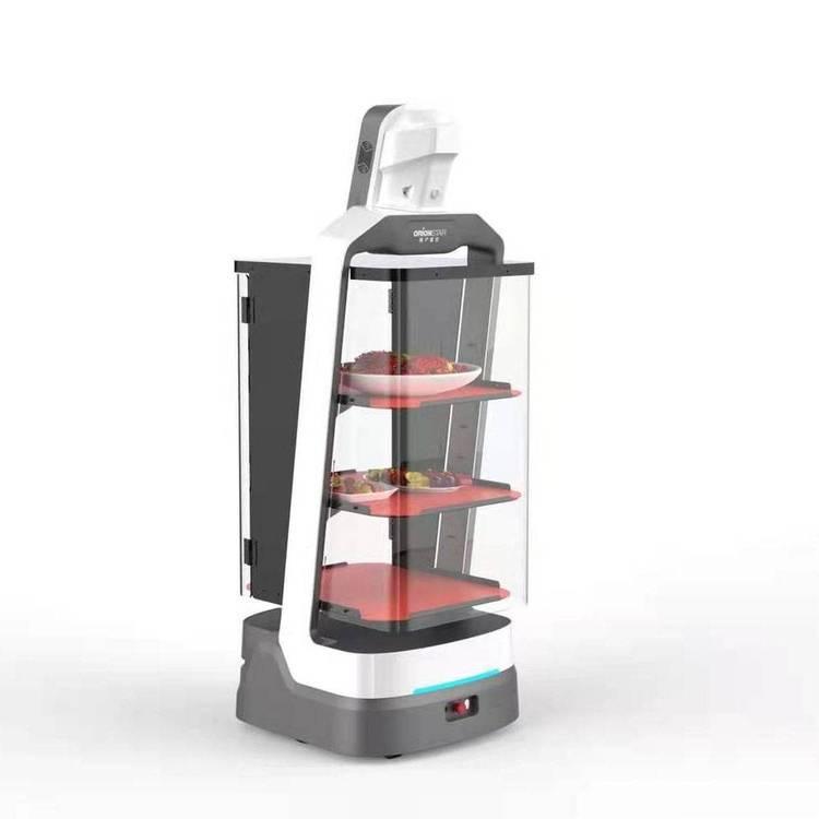 智能招财豹餐厅配送送餐传菜服务机器人 餐厅火锅店茶楼优先