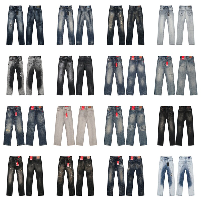 Foreign Trade American Fashion Ksubi Retro Ripped Washed High Street Unisex Casual Trendy Slim Fit Skinny Stretch Jeans Foreign Trade American Fashion Ksubi Retro Ripped Washed High Street Unisex Casual Trendy Slim Fit Skinny Stretch Jeans