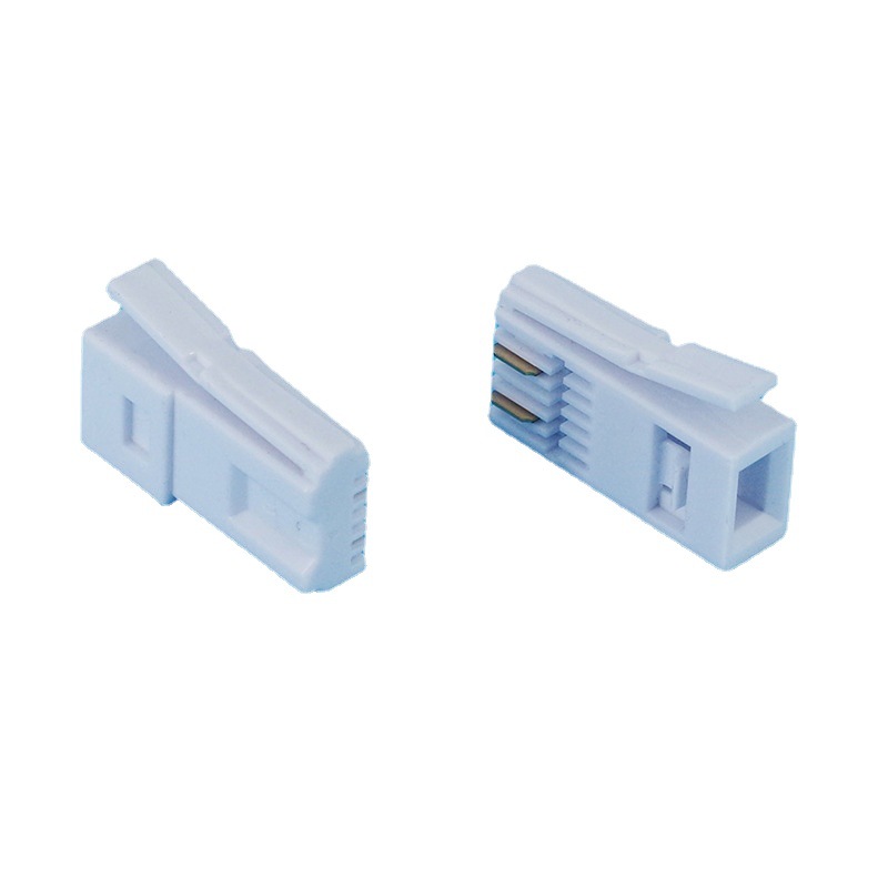 XD-UK-201 Q-5P 6P2C ����Ӣ�����ű�׼ˮ��ͷ RJ11�绰ˮ��ͷ