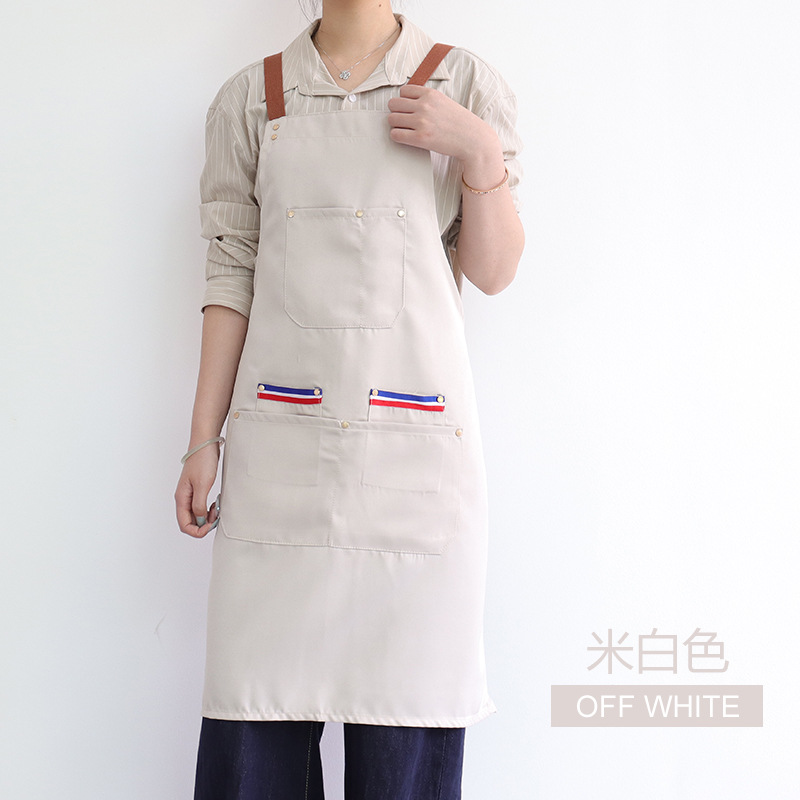 Transfronterizo Amazon restaurante herramientas correa delantal logotipo personalizado publicidad ropa de trabajo fábrica de delantal de cocina al por mayor