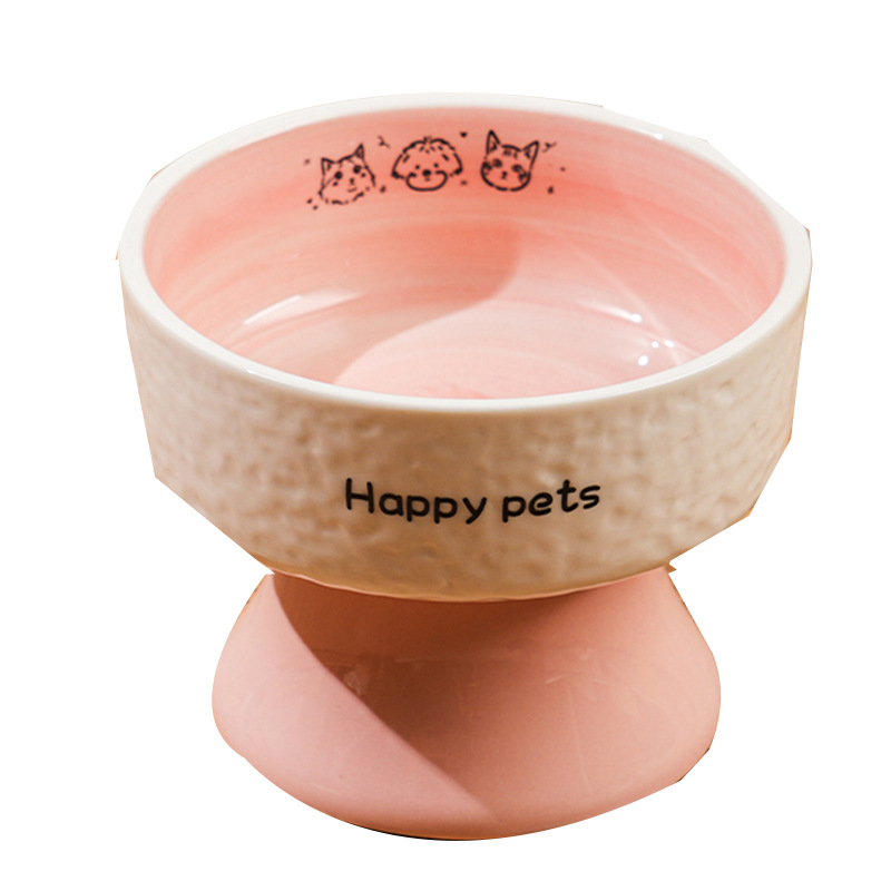 Nuevo conjunto de cuencos de cerámica pintados a mano, cuencos de grano para mascotas, cuencos de agua para mascotas, perros, gatos, bebidas, alimentos