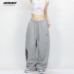 ビッグボーイズ ヒップホップ トレンド ブランド オリジナル スウェットパンツ カジュアル ヒップホップ ルーズ ストレート レギンス ドローストリング スリミング アメリカンスタイル 0166