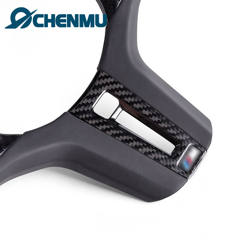 Carbon Fiber Steering Wheel Trim Cover for BMW G Series G20 G28 G30 G38 G01 G05