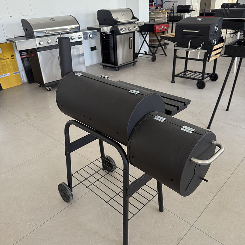 BBQ estilo americano estofado ahumado ahumado horno para niños y madres parrilla de jardín portátil parrilla de carbón a la parrilla doméstica horno ahumado