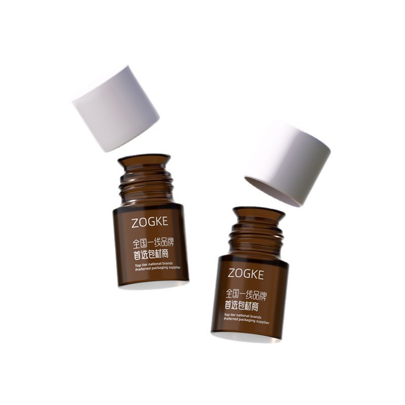 新款创意5ml茶色喇叭口西林瓶山茶油口服液原液小样分装瓶批发|undefined