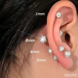 耳钉;耳环;饰品配件