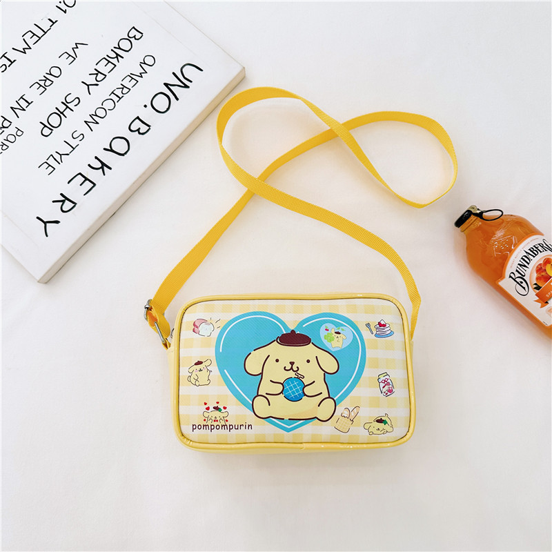 2025 nueva moda universitaria para niñas escolares de compras bolso de hombro de periódico PU bolso de niños bolso de almacenamiento