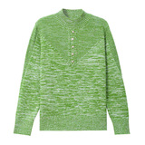 2025秋冬新款女长袖韩版花色百半高领针织毛衣洋气时髦年轻上衣，女装针织衫/毛衣，妃慕昵服饰