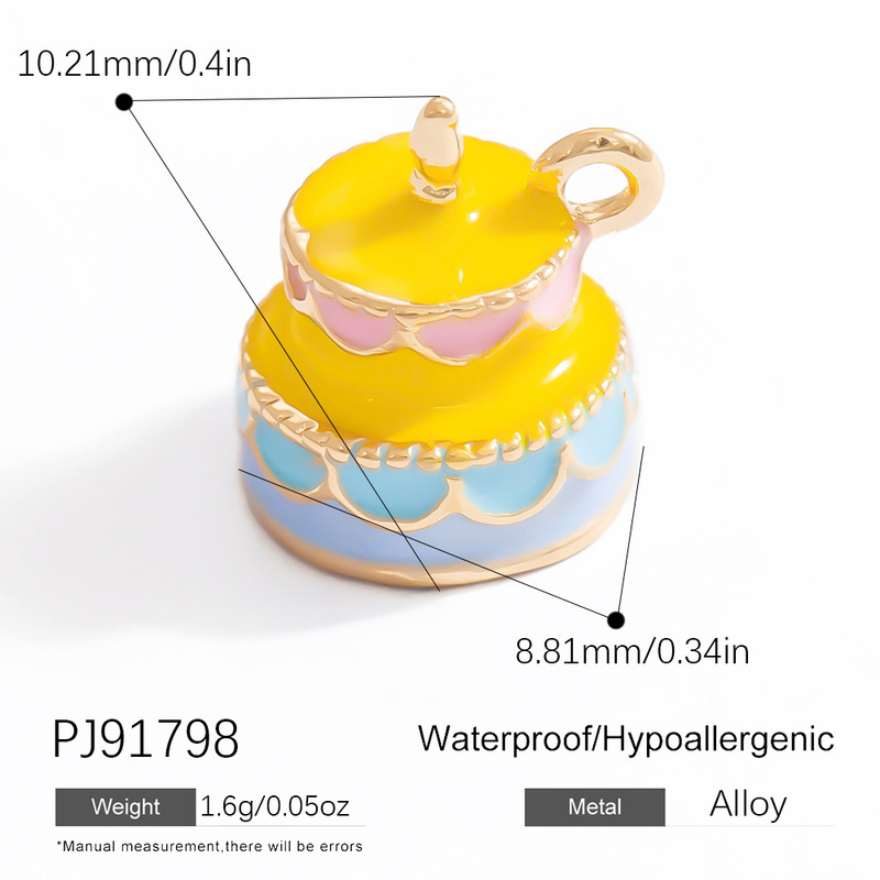 跨境DIY饰品配件可爱甜美风童趣卡通吊坠INS风手工不掉色饰品|undefined