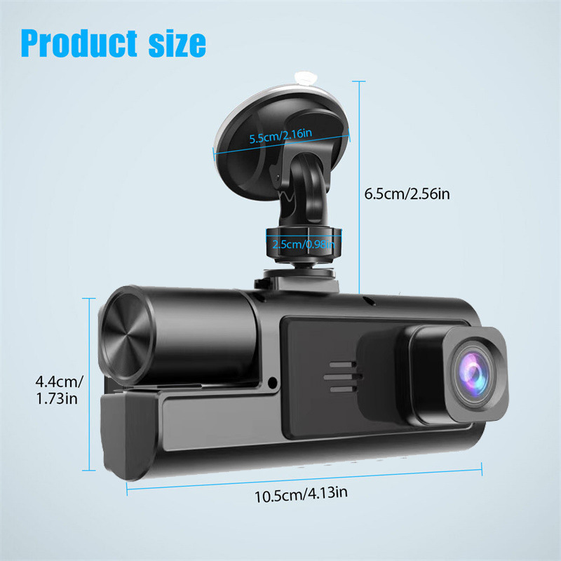 New A22 Driving Recorder 3 Cameras Hd 1080P Three-Lens Reversing Image Wifi Car Dv