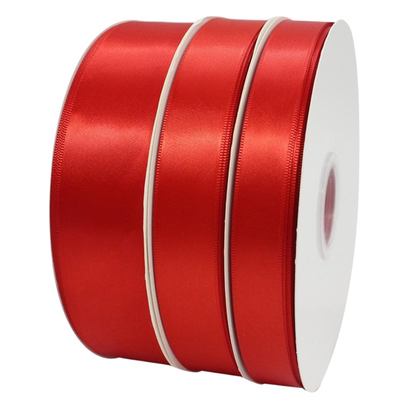 Fábrica al por mayor 1/2/4/5cm cinta de embalaje rojo hilo cinta de embalaje de regalo