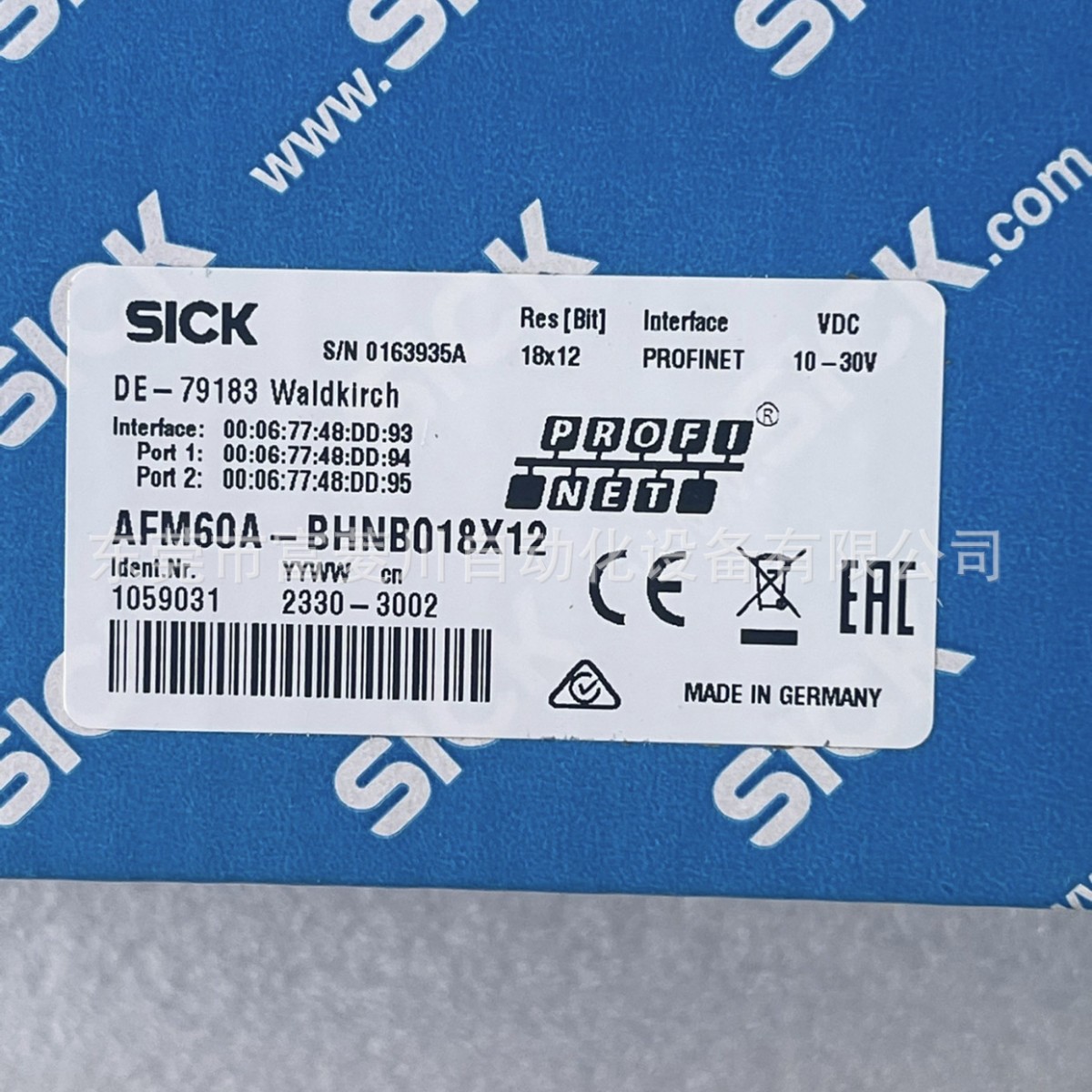 AFM60A-BHNB018X12 1059031西克绝对值型编码器SICK工厂库存议价