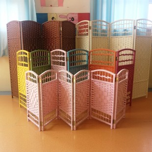 Kindergarten Children's Folding Mobile Small Screen Partition Entrance Area Layout Pet Barrier
