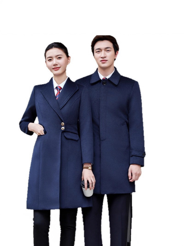 高级感职业毛呢大衣女士中长款气质呢子外套加厚银行珠宝酒店工装|undefined