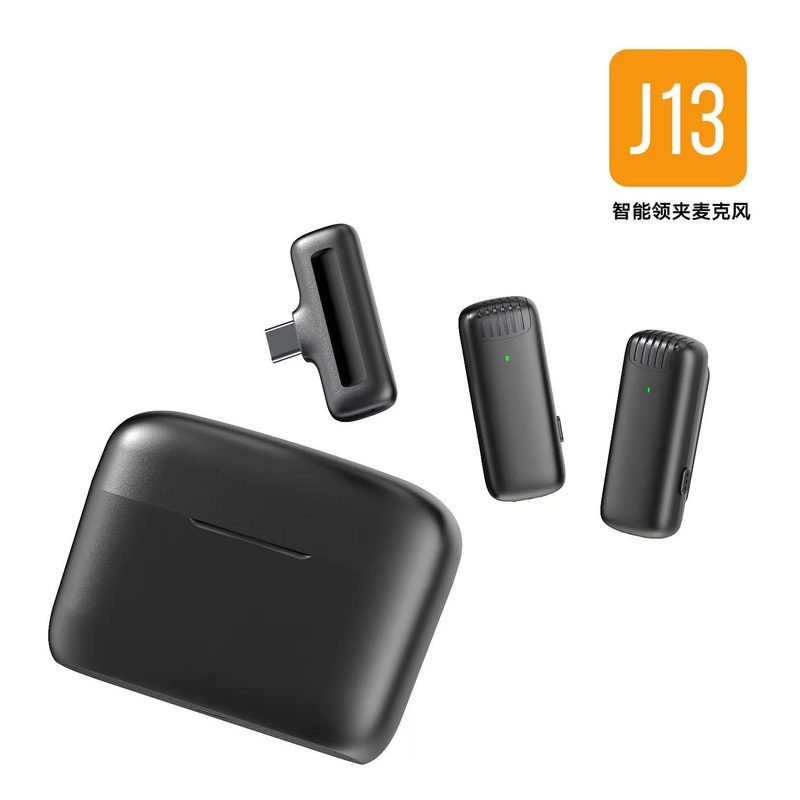 元工場の私型J88生中継ノイズ除去ビデオ撮影ミニマイク充電倉庫デジタル表示無線クリップマイク|undefined