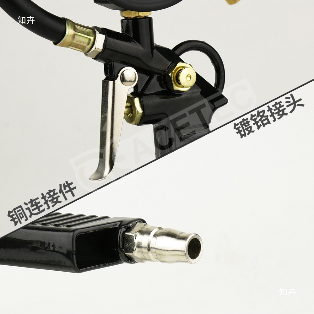 Tire pressure gauge, air pressure gauge, tire pressure monitor, pressure gauge, emergency car tire pressure testing gun, car tire inflator