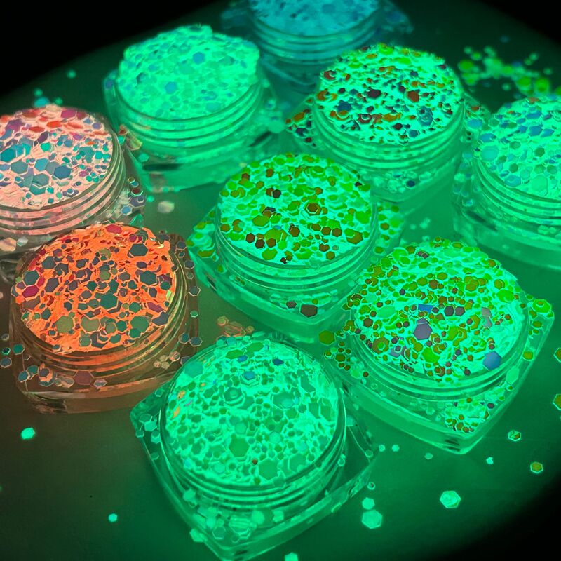 Luminous Glitter Small Sequins Nail Art Decorations Sequins Luminous Handmade DIY Crafts Christmas Toy Materials Accessories Luminous Glitter Small Sequins Nail Art Decorations Sequins Luminous Handmade DIY Crafts Christmas Toy Materials Accessories