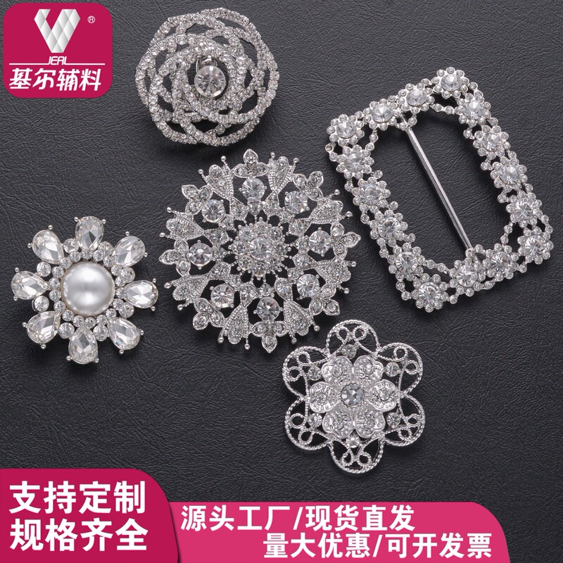 Diamond-Encrusted Glass Crystal Decorative Buttons for Coats, Hand-Sewn Buttons, DIY Accessories, in Stock, 60mm Extra-Large Buttons