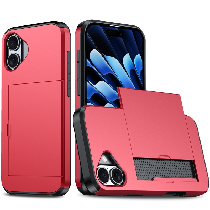 Coque iphone 17 pro avec porte-cartes et cache coulissant protection_voghion.com