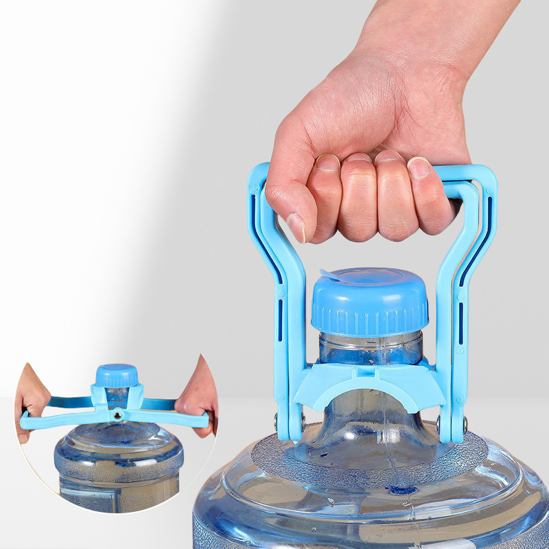 Potentador de agua engrosado, agua purificada, cubo grande, cubo de agua mineral, artefacto de extracción de agua, mango de anillo portátil, mango de mango de cubo