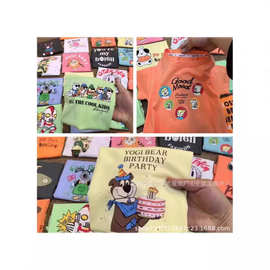 Patpat夏季品牌折扣童装儿童杂款短袖T恤外贸杂款清货厂家直销批