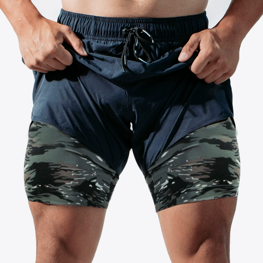 Summer travel trousers for leisure with zipper, quick dry shorts for gym