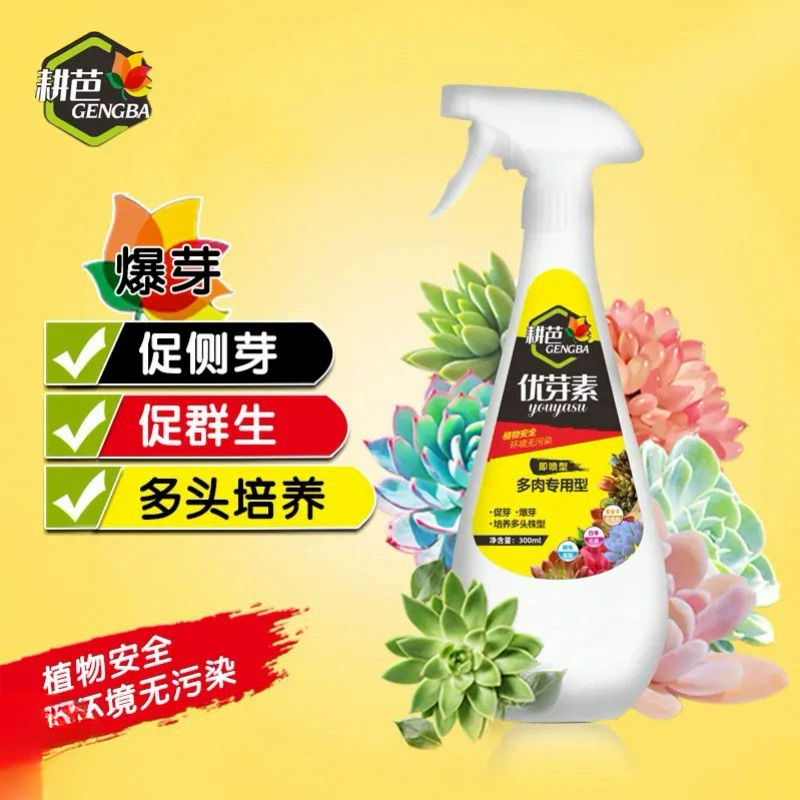 Специальное удобрение Gengba Youya для суккулентов, листовая резка для стимуляции бутонирования и прорастания, удобрение для домашнего выращивания цветов, питательный раствор для растений с старыми сучьями.