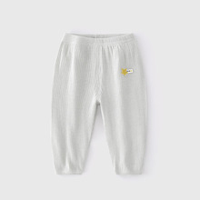 宝宝防蚊裤夏季男小童冰丝棉灯笼裤女婴儿人棉空调长裤轻薄透气