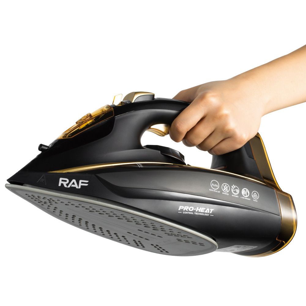 Plancha de vapor doméstica europea, plancha de planchado de mano, plancha de vapor potente portátil