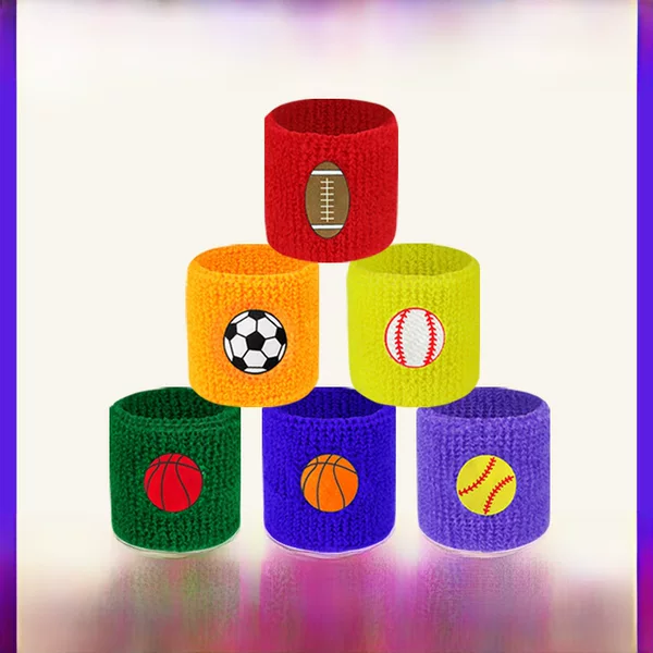 Outdoor Basketball, Football, Badminton, Running, Fitness Sports, Universal Wristbands for Adults and Children, Elastic Bandages, Self-Adhesive