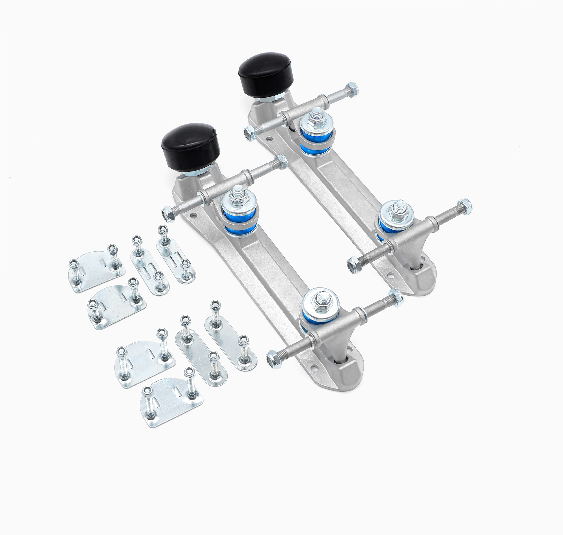 Patines de ruedas de doble fila patines de cuatro ruedas de aleación de aluminio base de patines accesorios rollerskatingbracket