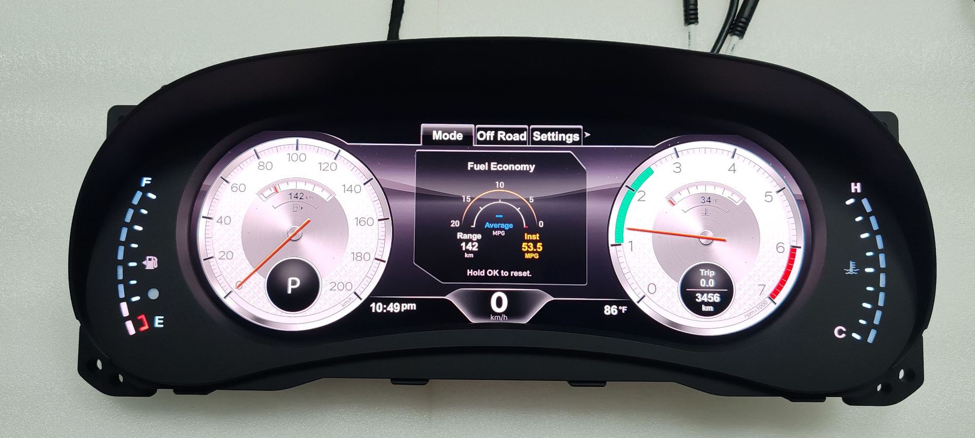 Suitable for Jeep Wrangler 2007-2023, Modified and Upgraded Full Lcd Instrument Panel