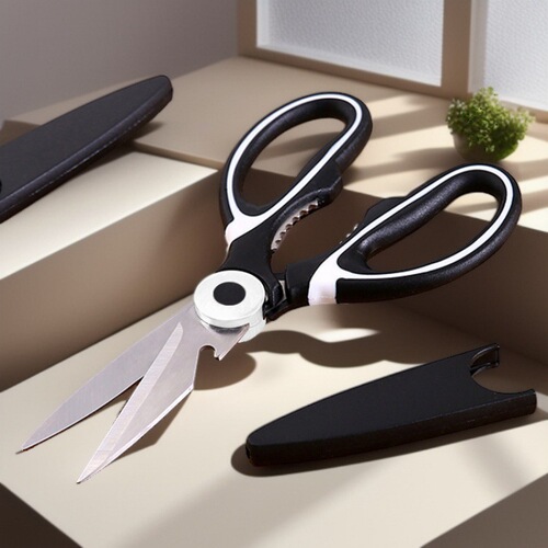 Multifunctional Kitchen Shears Kitchen Cooking Meat Bone Shears Home Sharp Stainless Steel Shears for Poultry and Fish