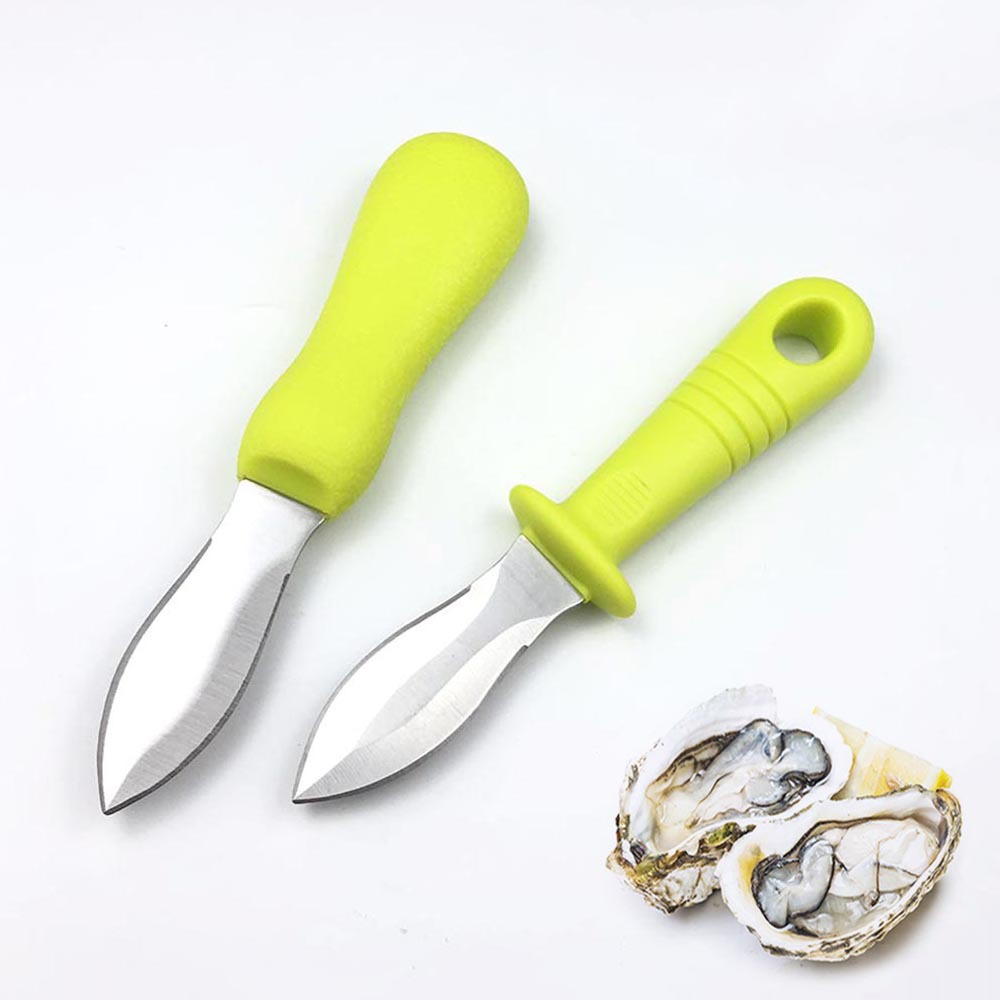 加厚防滑不锈钢开蚝刀塑料舒适手柄牡蛎刀海鲜扇贝撬刀定制生蚝刀