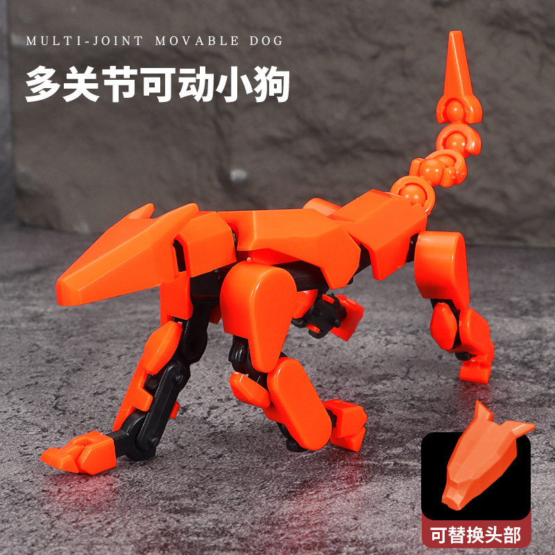 Explosiones transfronterizas articulaciones se pueden mover par 3d impresión de la tercera generación de la suerte muñeca muñeca descompresión artefactos fabricantes al por mayor