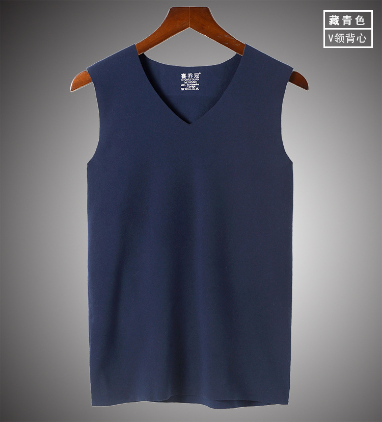 无痕保暖背心--挂拍展示-藏青色V领.jpg