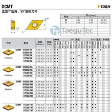 特固克数控车刀片 DCMT 11T304 FG TT8125 涂层 拍前询价
