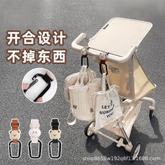 国境を越えた売れ筋ベビーカーフック、レザーベビーカーフック、ベビーカー一般アクセサリー、大型アルミニウム合金バッグフック