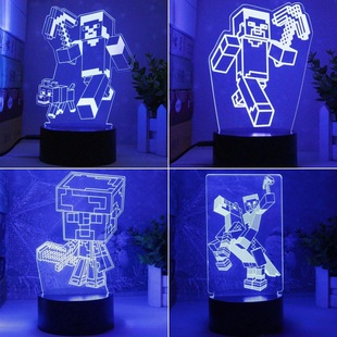 �ҵ�����3dСҹ��ɳ�н����Α�ģ��led̨��usb�߲��|���b�ضYƷ��